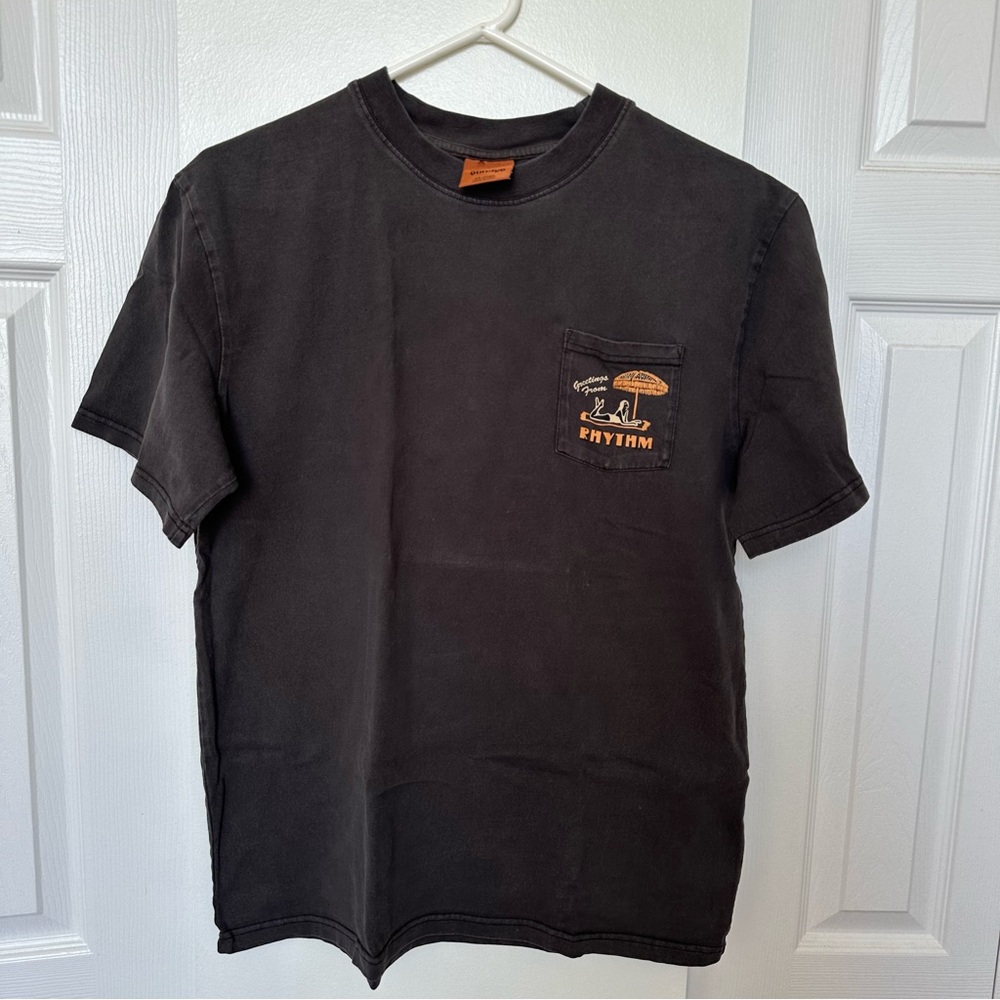 Rhythm t-shirt charcoal grey